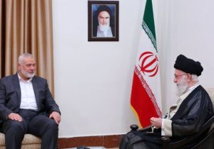 دیدار اسماعیل هنیه رئیس دفتر سیاسی حماس با رهبر معظم انقلاب
