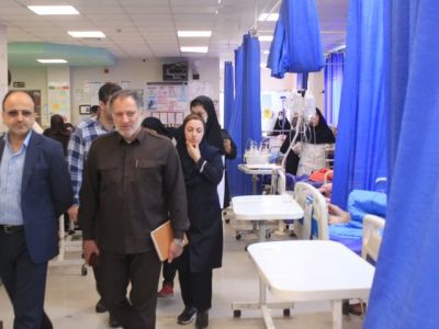 بازرس کل گیلان از بیمارستان های دولتی رشت بازدید کرد