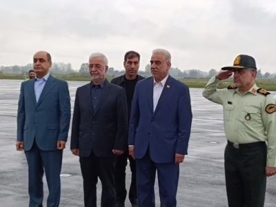 وزیر کشور با استقبال رسمی مسئولان وارد رشت شد