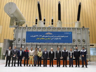 آغاز تحولی بزرگ در برق گیلان با ترانسفورماتور ۲۵۰ مگاولت‌ آمپری؛ تست نهایی موفقیت آمیز بود