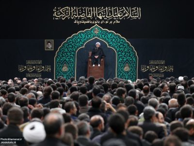 برگزاری مراسم عزاداری ایام شهادت حضرت فاطمه با حضور رهبر انقلاب